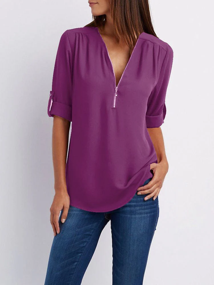 Heidi-Mode | Langärmelige Lockere Bluse - Image 11