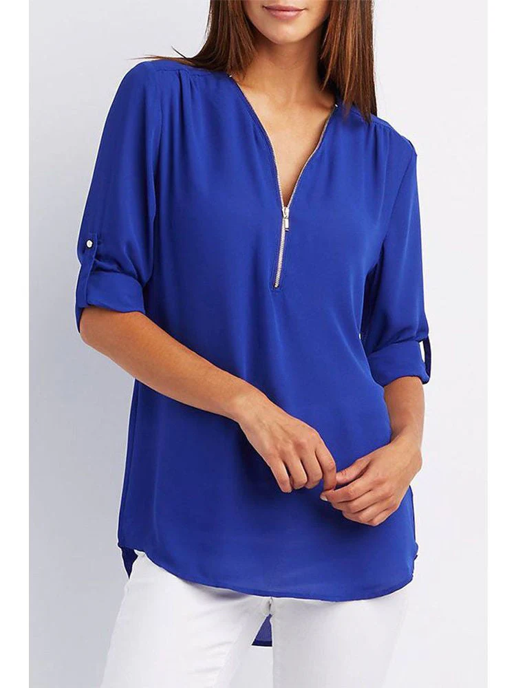 Heidi-Mode | Langärmelige Lockere Bluse - Image 13