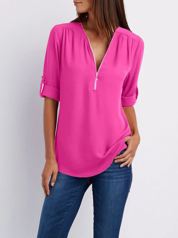 Heidi-Mode | Langärmelige Lockere Bluse - Image 15