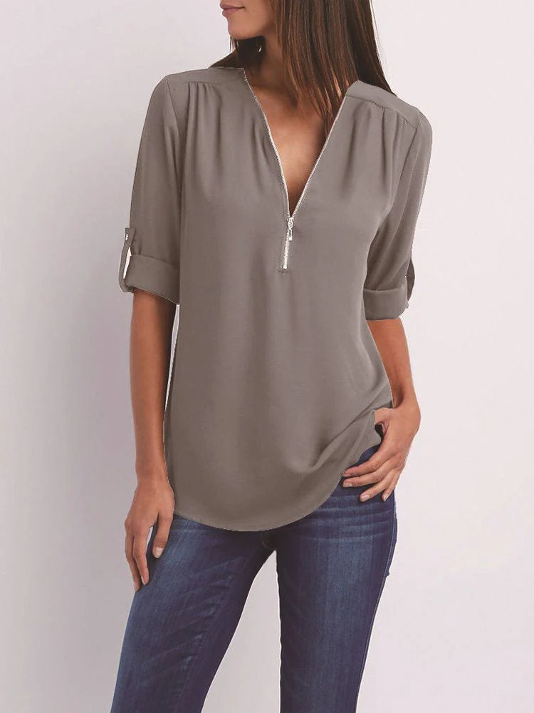 Heidi-Mode | Langärmelige Lockere Bluse - Image 7