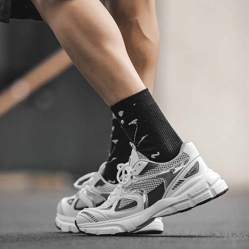 Heidi-Mode | Mehrfarbige Mesh Sneaker mit Dicker Sohle für Damen - Image 3