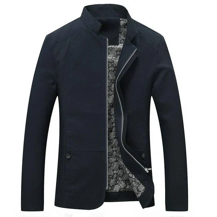 Heidi-Mode | Herren Slim-Fit Leichtgewicht Zip-Up Jacke - Image 4