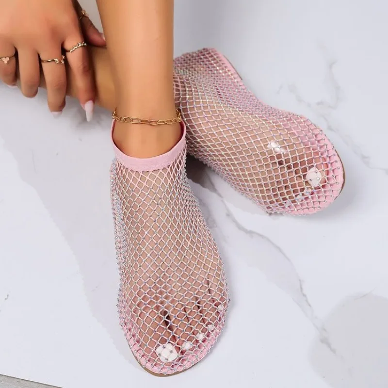 Heidi-Mode | Mesh-Slipper mit Flachem Absatz - Image 3
