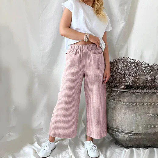 Heidi-Mode | Mühelos Gestreifte Culotte Danife - Image 7