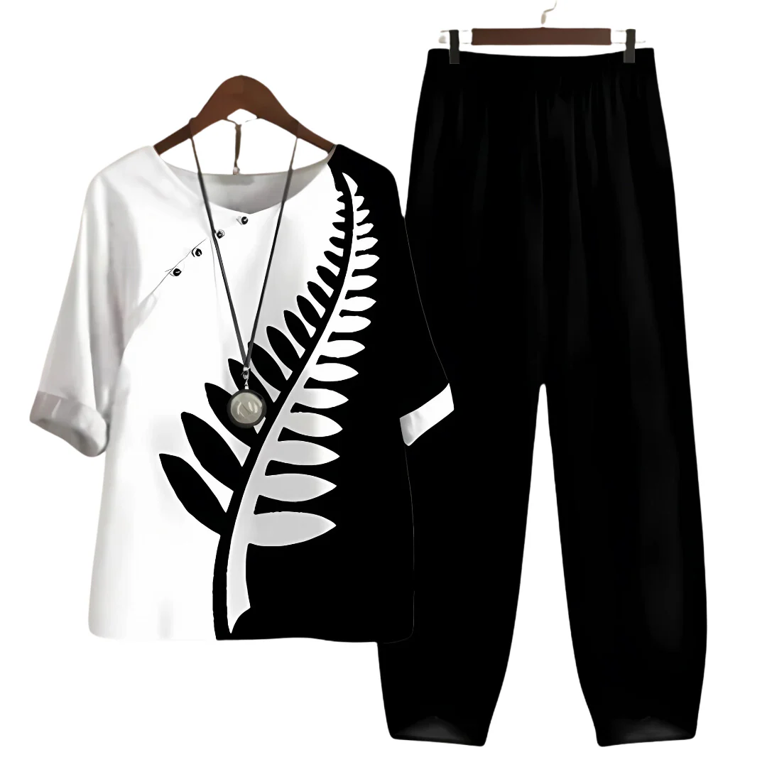 Heidi-Mode | Müheloser Schicker Shirt und Hosenanzug - Image 3