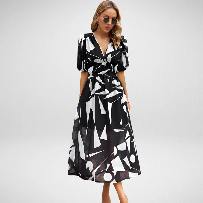 Heidi-Mode | Midi Kleid mit Dreiviertelärmeln - Image 2