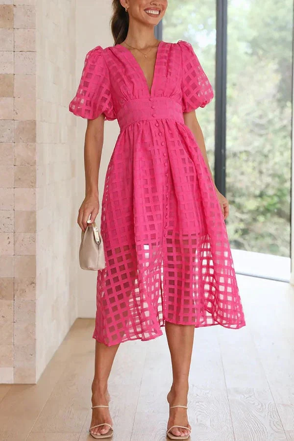 Heidi-Mode | Midikleid mit Puffärmeln - Image 16