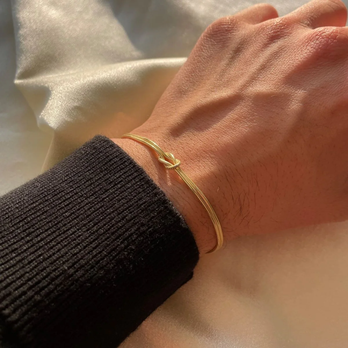 Heidi-Mode | Minimalistisches Armband Liebesknoten - Image 4