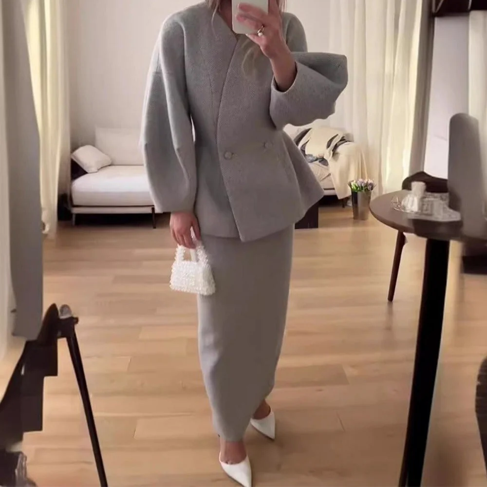 Heidi-Mode | mit Peplumdetail Und Passendem Rockset für Damen - Image 4