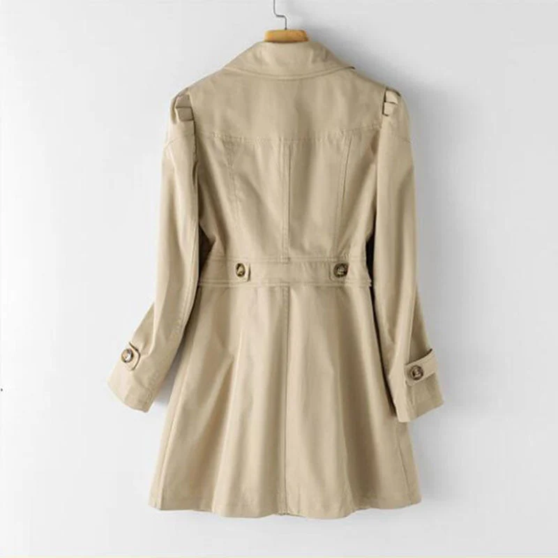 Heidi-Mode | Stilvolle Mittellange Trenchcoat für Frauen - Image 2