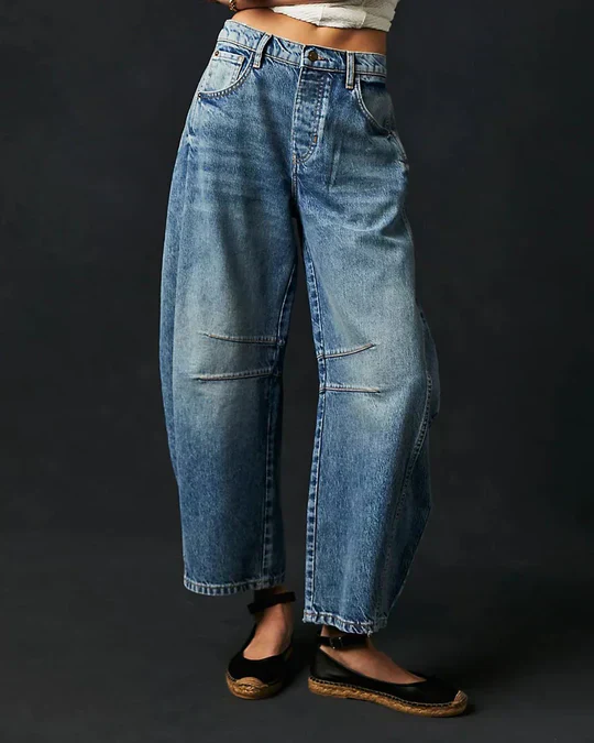 Heidi-Mode | Mid Rise Fassungsjeans für Frauen