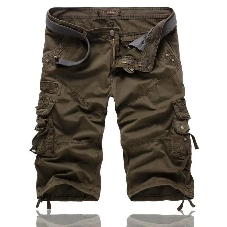 Heidi-Mode | Männer Armee Cargo Shorts - Image 3