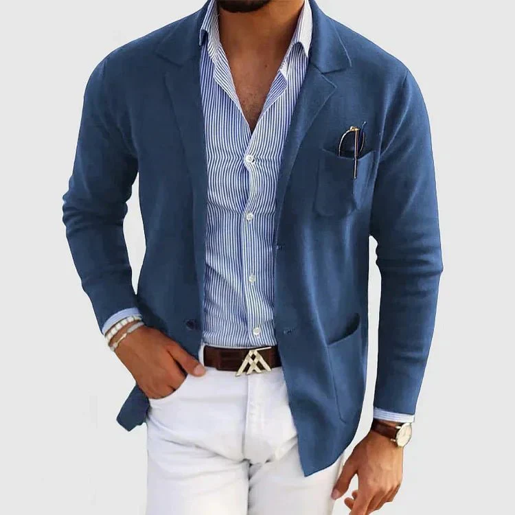 Heidi-Mode | Herren Casual Strickblazer