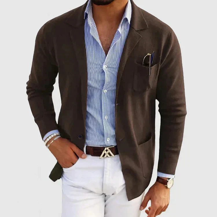 Heidi-Mode | Herren Casual Strickblazer - Image 4