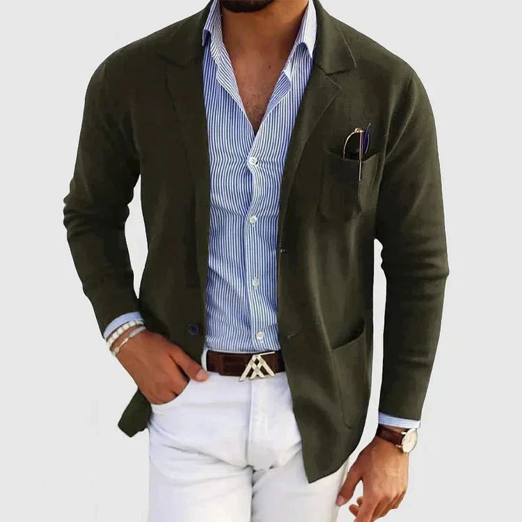 Heidi-Mode | Herren Casual Strickblazer - Image 5