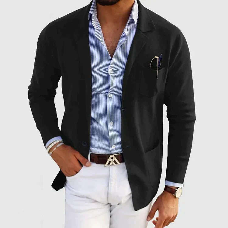 Heidi-Mode | Herren Casual Strickblazer - Image 6