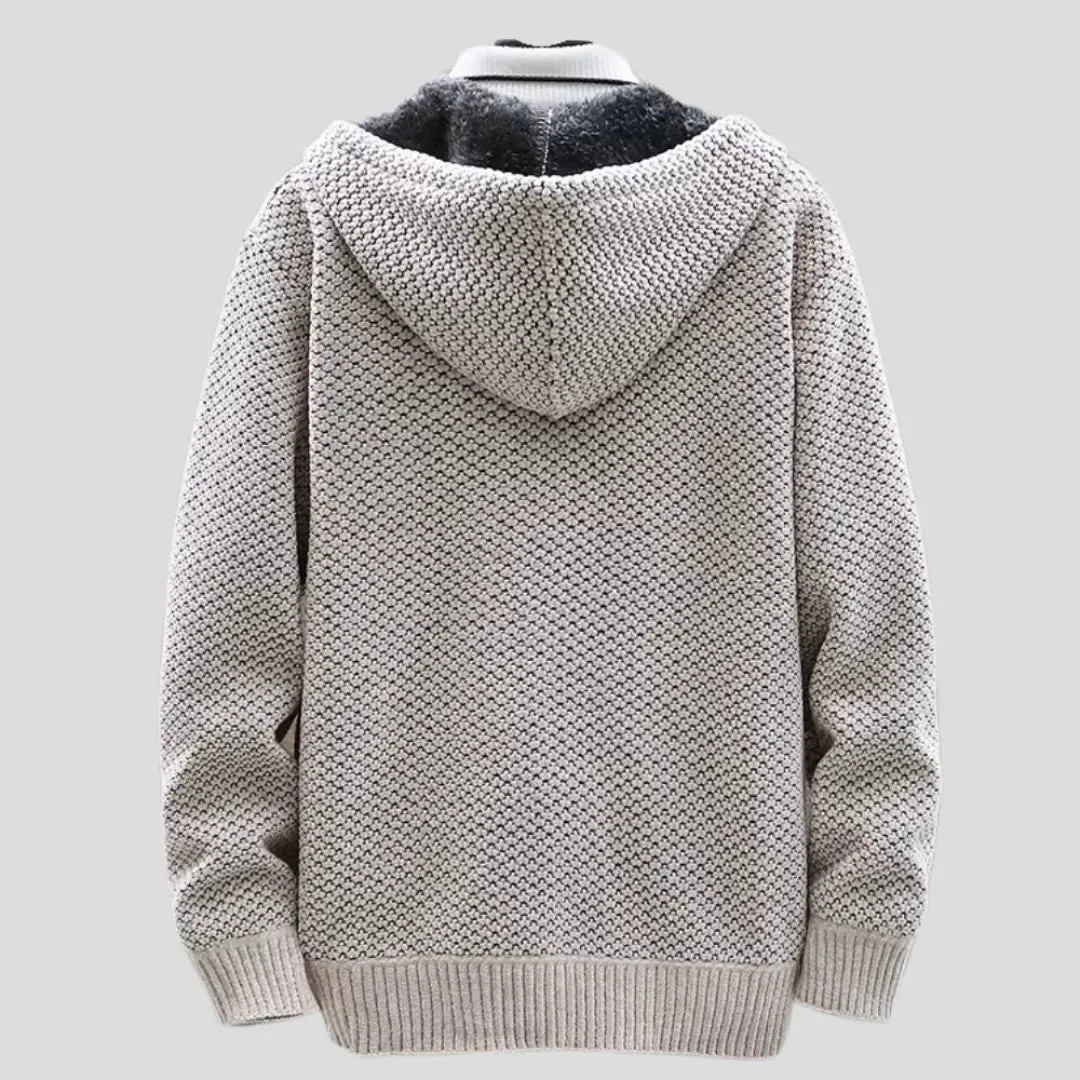 Heidi-Mode | Strickfleece Zip Hoodie