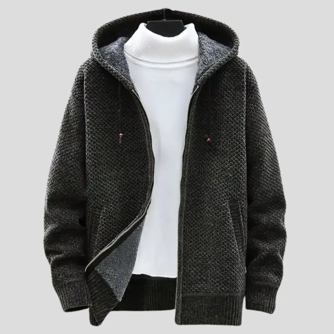 Heidi-Mode | Strickfleece Zip Hoodie - Image 3