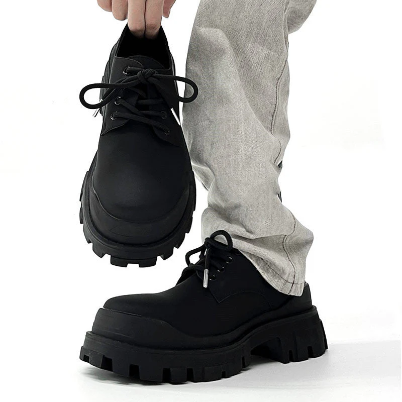 Heidi-Mode | Moderne Lederschuhe mit Dicker Sohle - Image 6