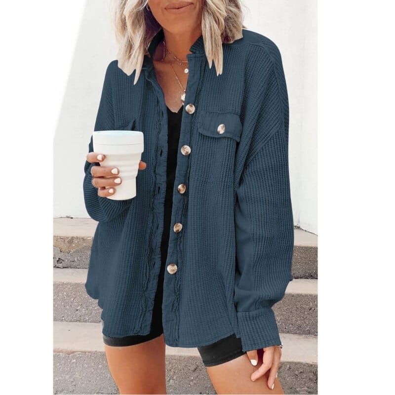 Heidi-Mode | Modische Cordjacke mit Knöpfen
