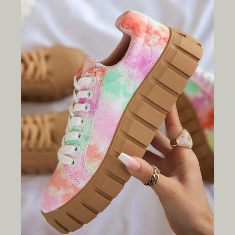 Heidi-Mode | Modische Orthopädische Damen-Sportschuhe mit Plateausohle - Image 6