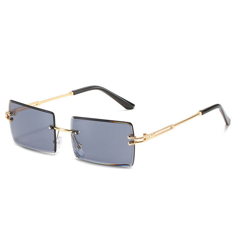 Heidi-Mode | Modische Rechteckige Sonnenbrille Im Retro Stil - Image 3