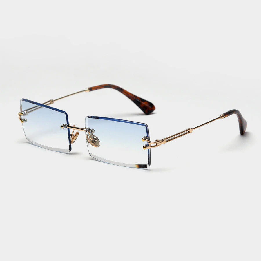 Heidi-Mode | Modische Rechteckige Sonnenbrille Im Retro Stil - Image 8