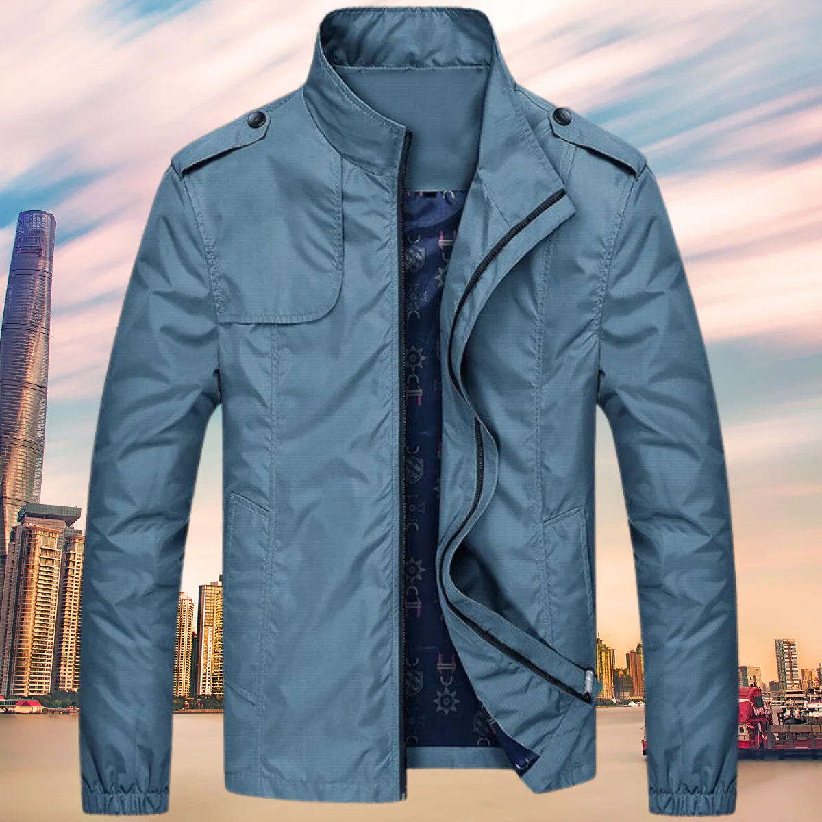 Heidi-Mode | Modische Wasser- und Winddichte Herrenjacke - Image 3