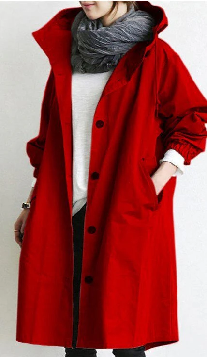 Heidi-Mode | Modischer Langer Trenchcoat Damen - Image 11