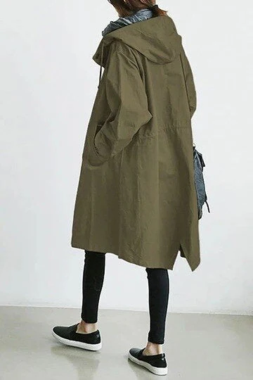 Heidi-Mode | Modischer Langer Trenchcoat Damen - Image 2