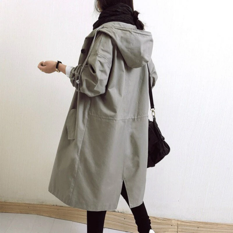 Heidi-Mode | Modischer Langer Trenchcoat Damen - Image 8