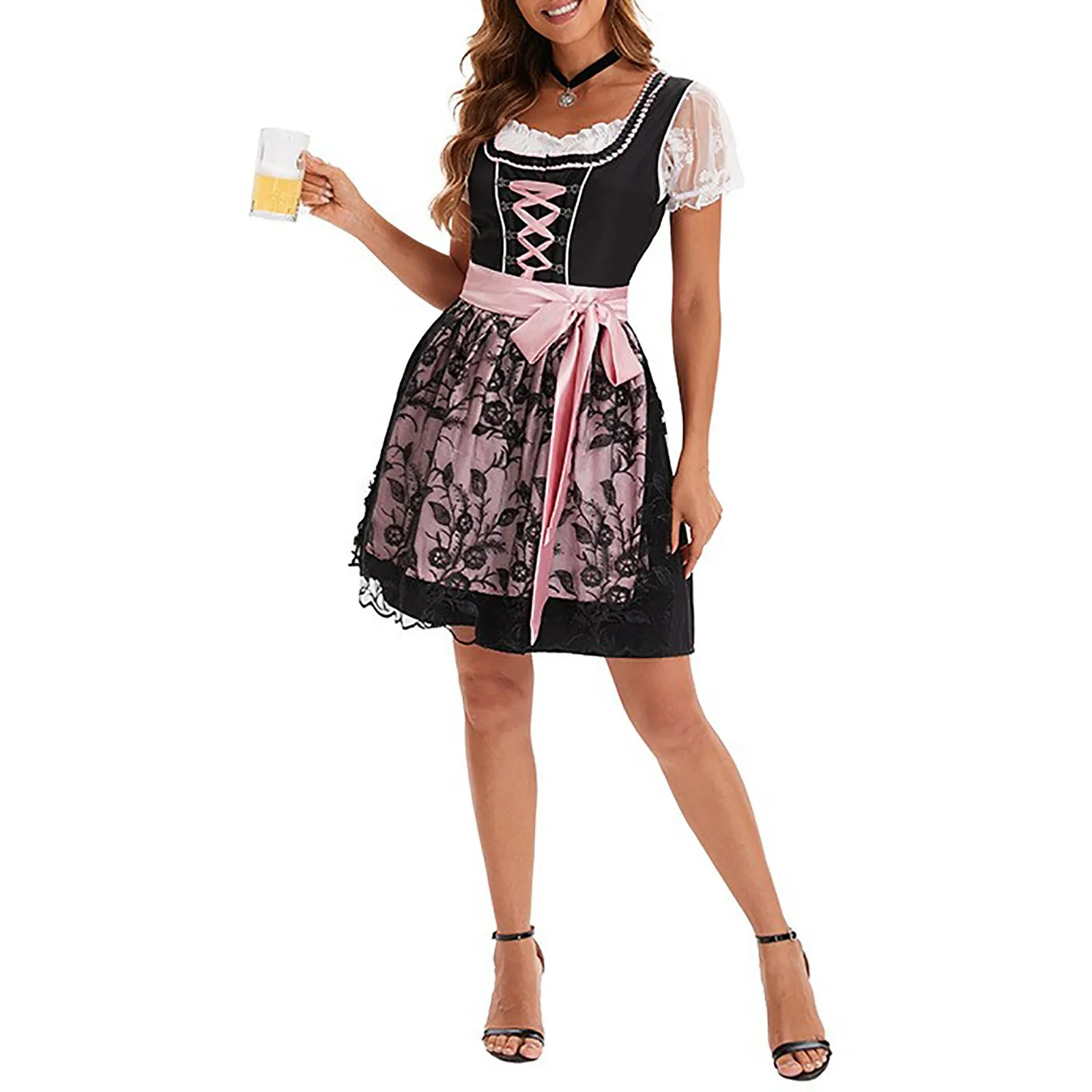 Heidi-Mode | Modisches Biermädchenkleid Elegant - Image 2
