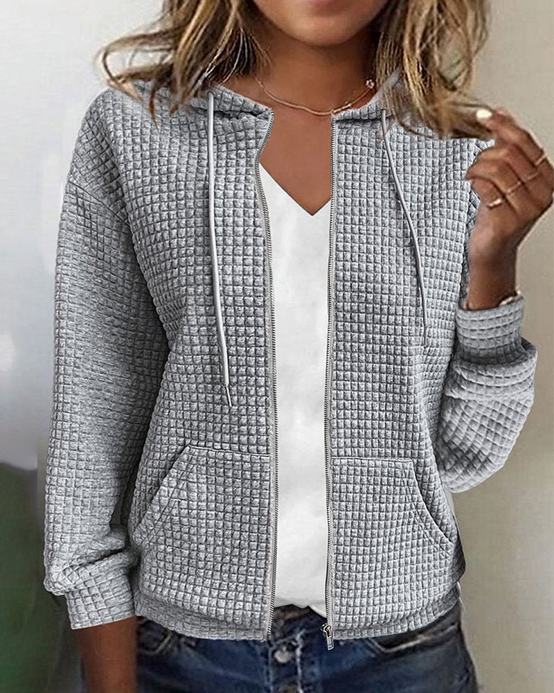 Heidi-Mode | Modisches Sweatshirt mit Kapuze und Taschen für Frauen