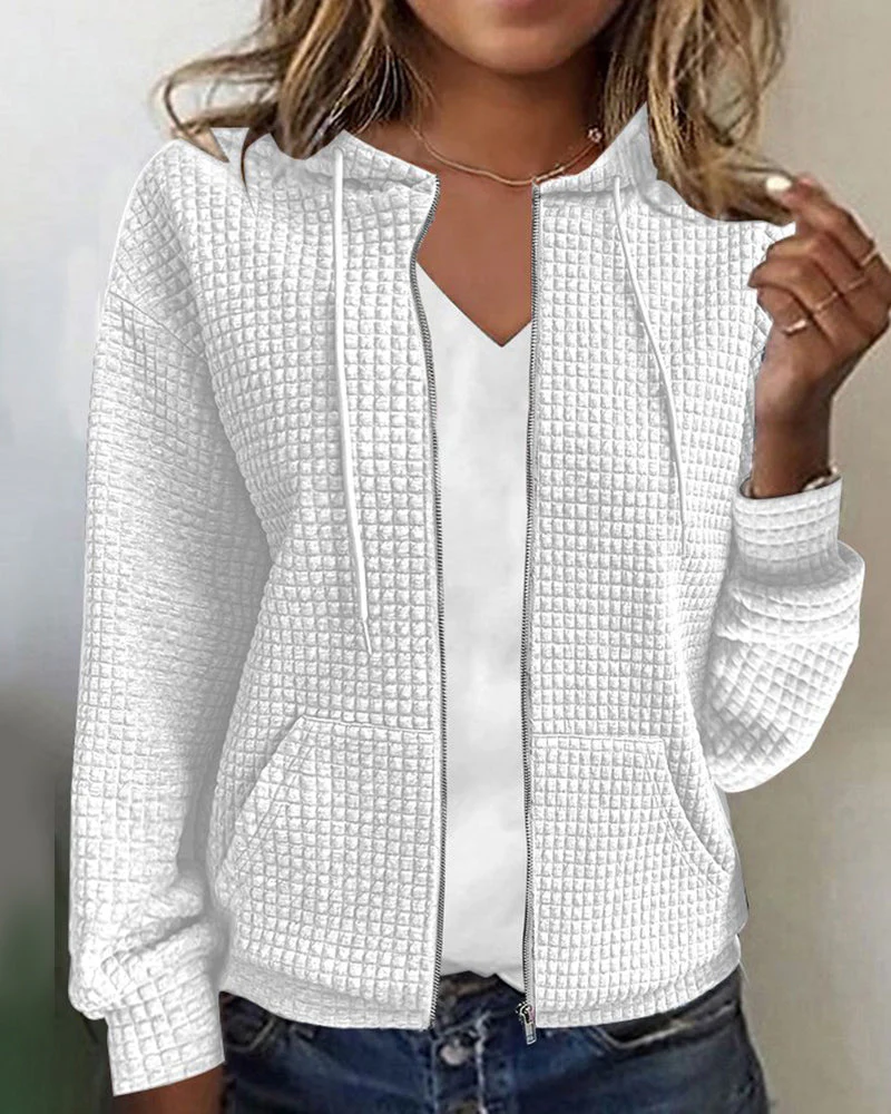 Heidi-Mode | Modisches Sweatshirt mit Kapuze und Taschen für Frauen - Image 2