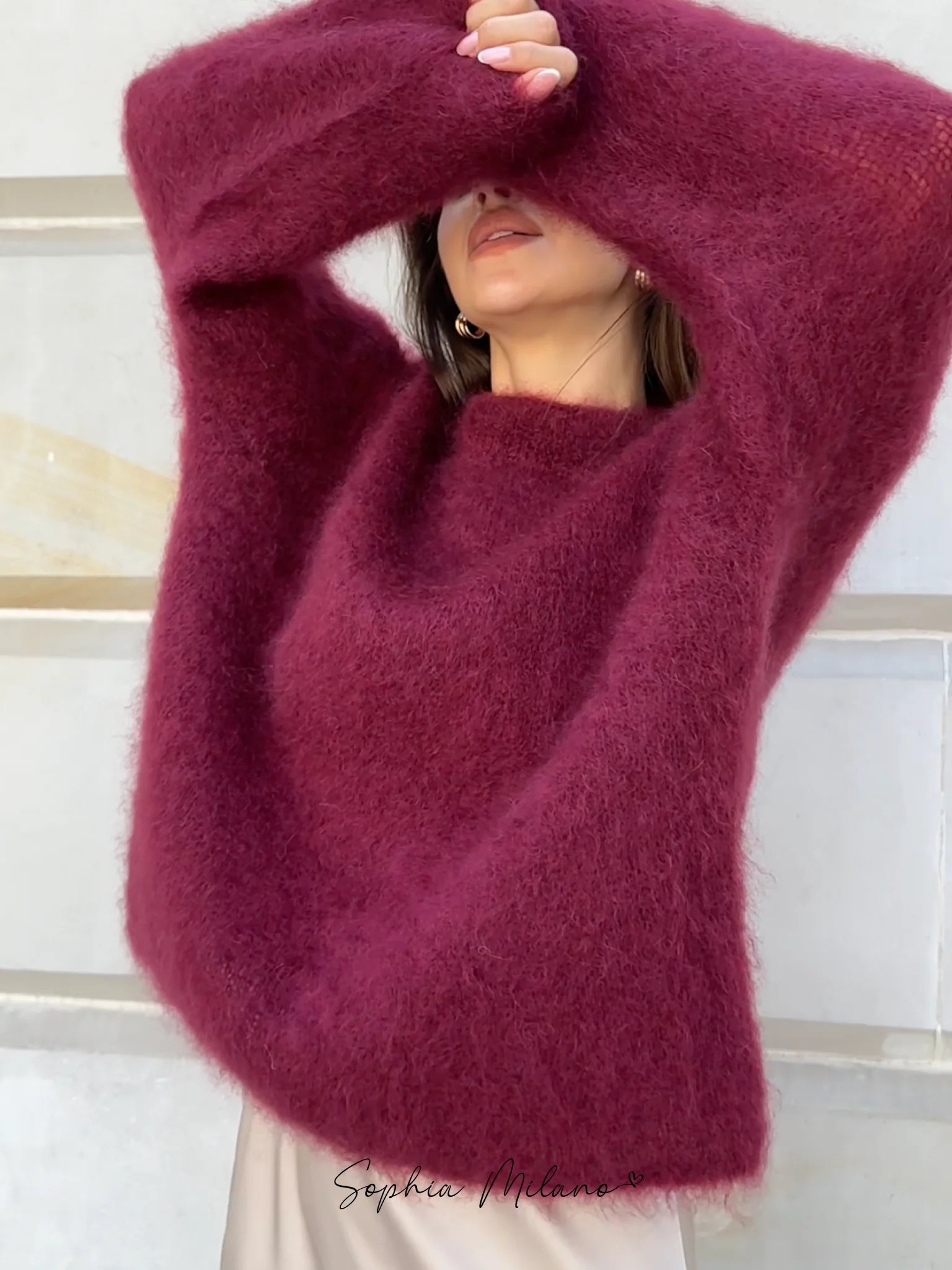 Heidi-Mode | Mohair Crewneck Pullover - Image 19