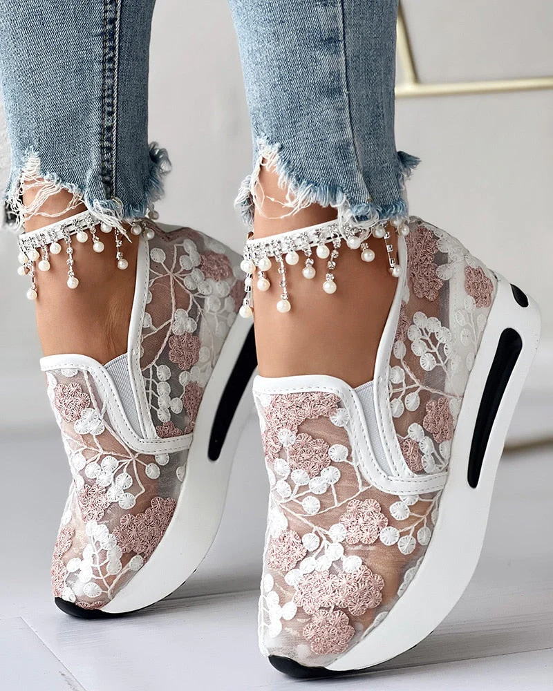 Heidi-Mode | Atmungsaktive Mesh Orthopädische Schuhe - Image 4