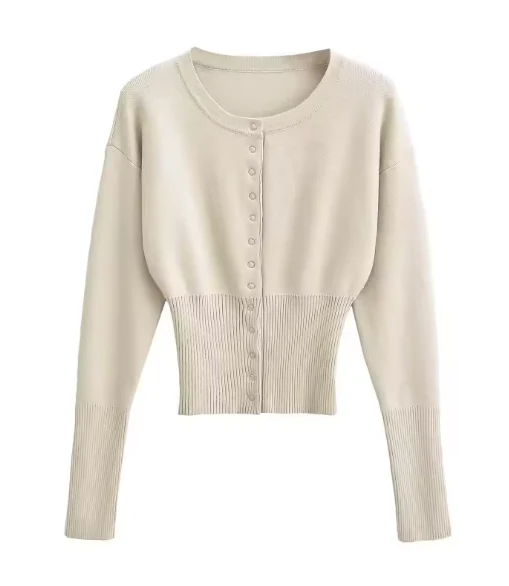 Heidi-Mode | Hals Langarm Cardigan - Image 5