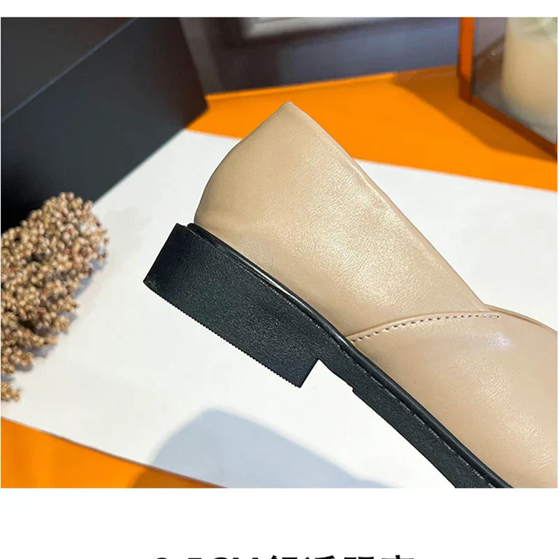 Heidi-Mode | Niedrige Absätze Mary Jane Schuhe mit Quadratzehen und Frühlingsdesign - Image 4