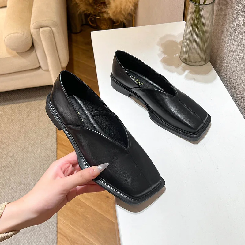 Heidi-Mode | Niedrige Absätze Mary Jane Schuhe mit Quadratzehen und Frühlingsdesign - Image 7