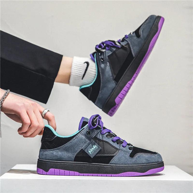 Heidi-Mode | Niedrige Skate Schuhe mit Kontrastierenden Schnürsenkeln - Image 18