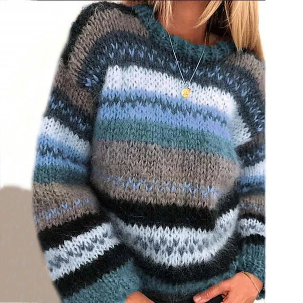 Heidi-Mode | Norwegerpullover - Warmer, Farbenfroher Skandinavischer Damenpullover