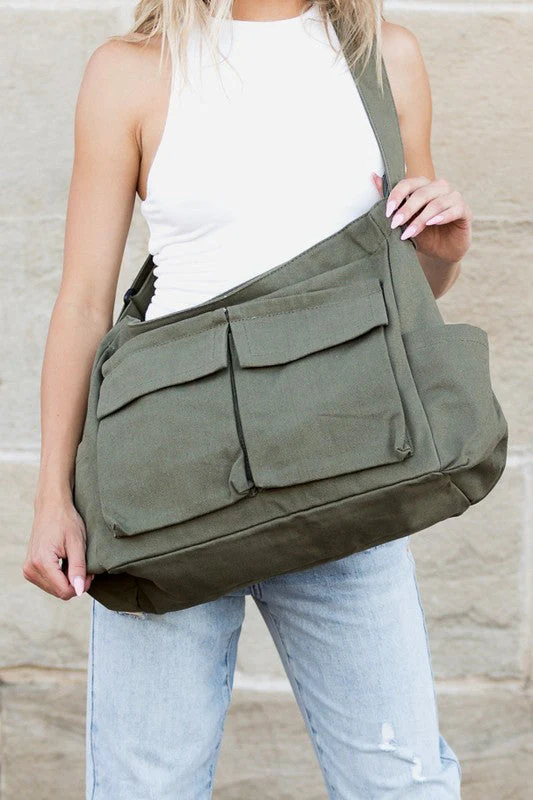 Heidi-Mode | Nova Übergröße Canvas Messenger Bag - Image 10