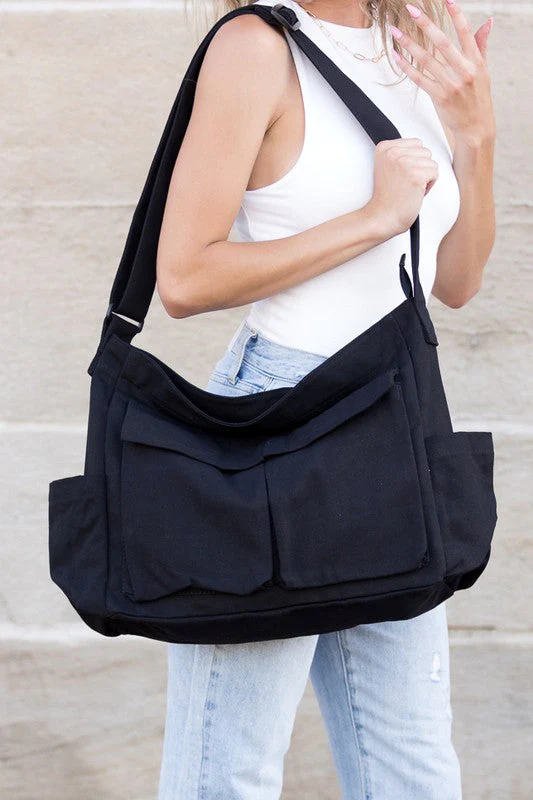 Heidi-Mode | Nova Übergröße Canvas Messenger Bag - Image 4