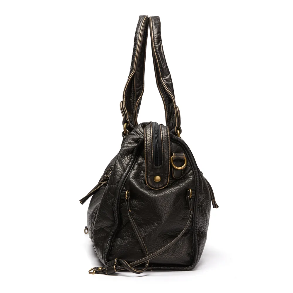 Heidi-Mode | Luxus Schwarze Lederhandtasche - Image 7