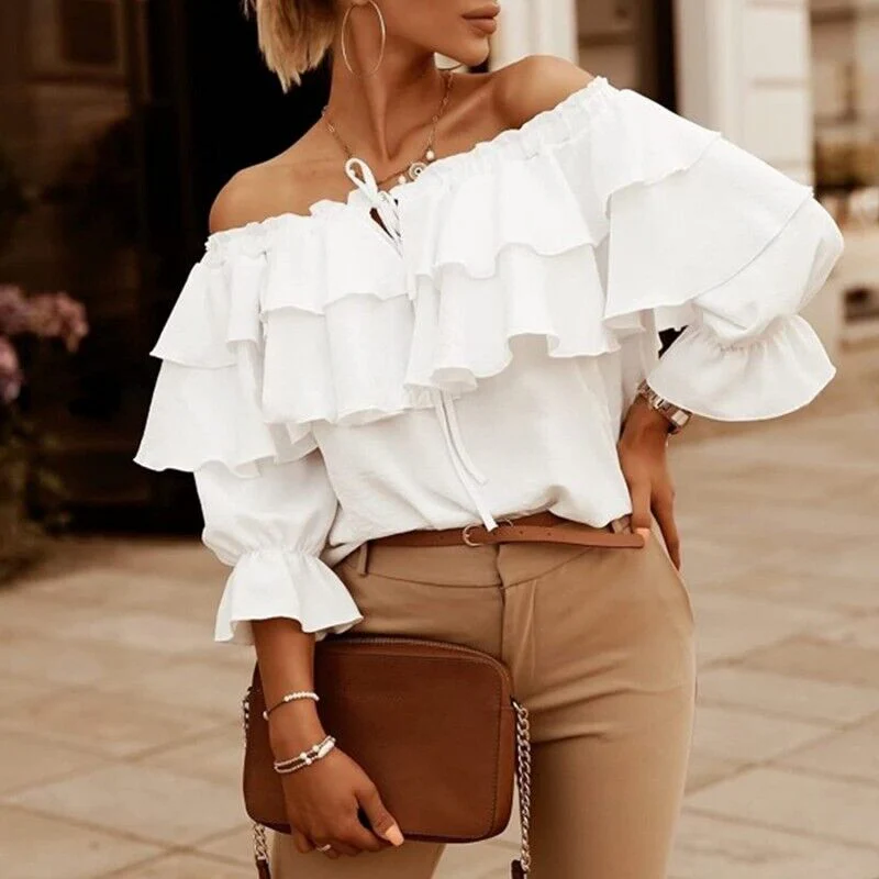 Heidi-Mode | Off Shoulder Schichtoberteil - Image 3