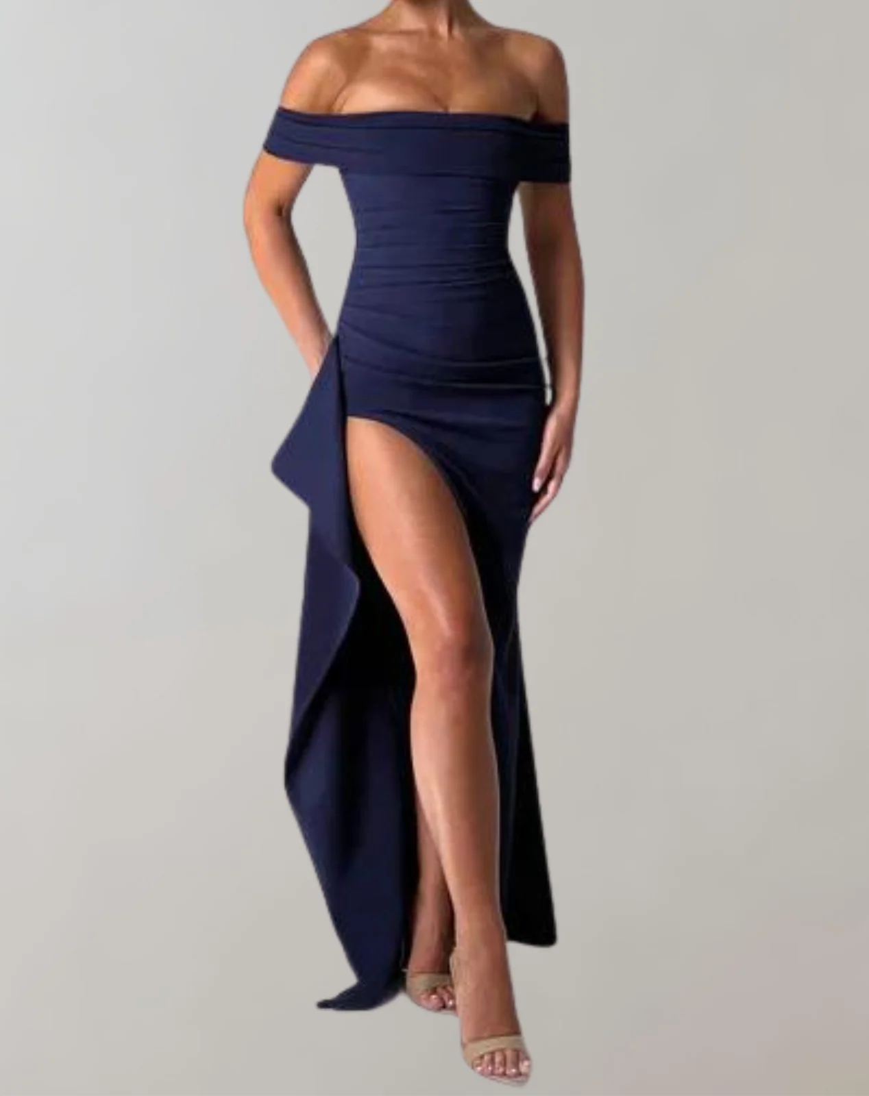 Heidi-Mode | Maxikleid Tunika Kleid Schick Cocktail Kleid - Image 3