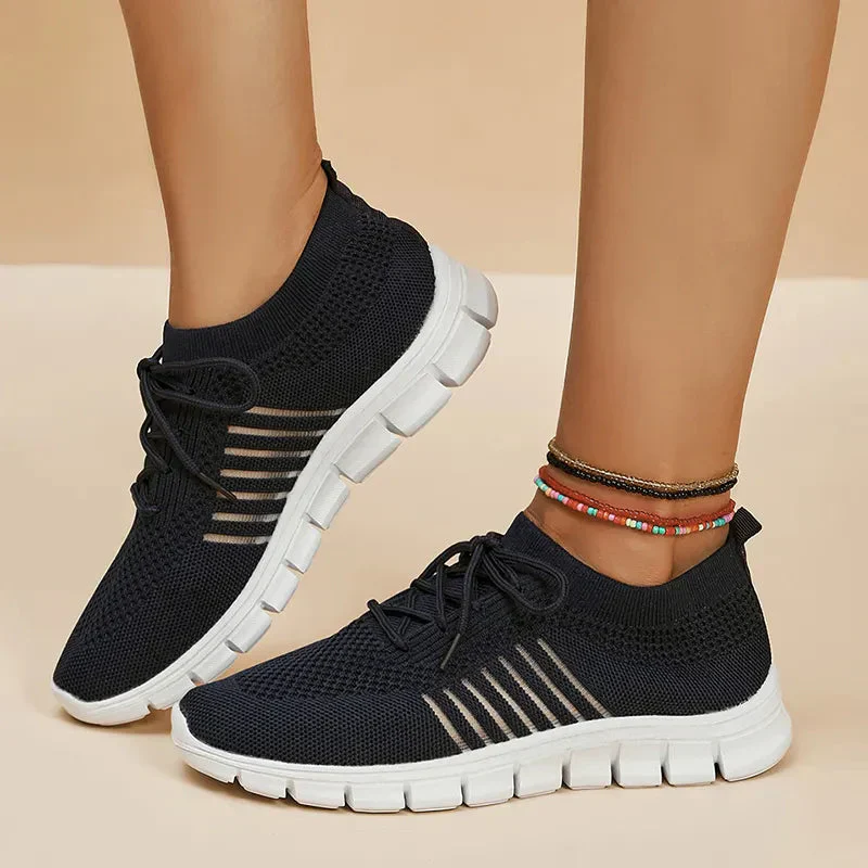 Heidi-Mode | On Sneakers Orthopädisch Walking Mesh Sneakers Damen Schuhe