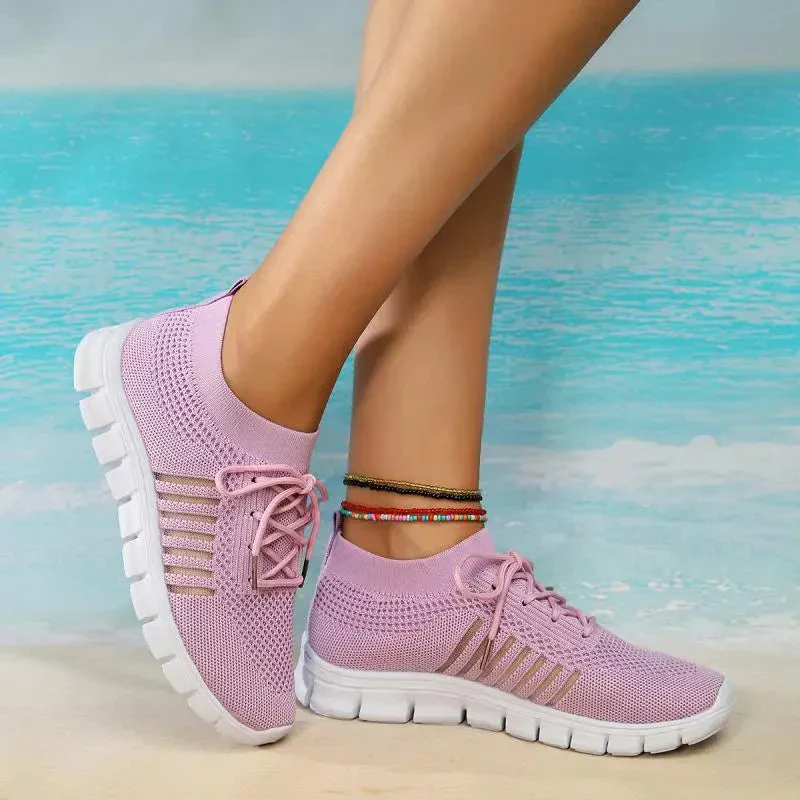 Heidi-Mode | On Sneakers Orthopädisch Walking Mesh Sneakers Damen Schuhe - Image 3