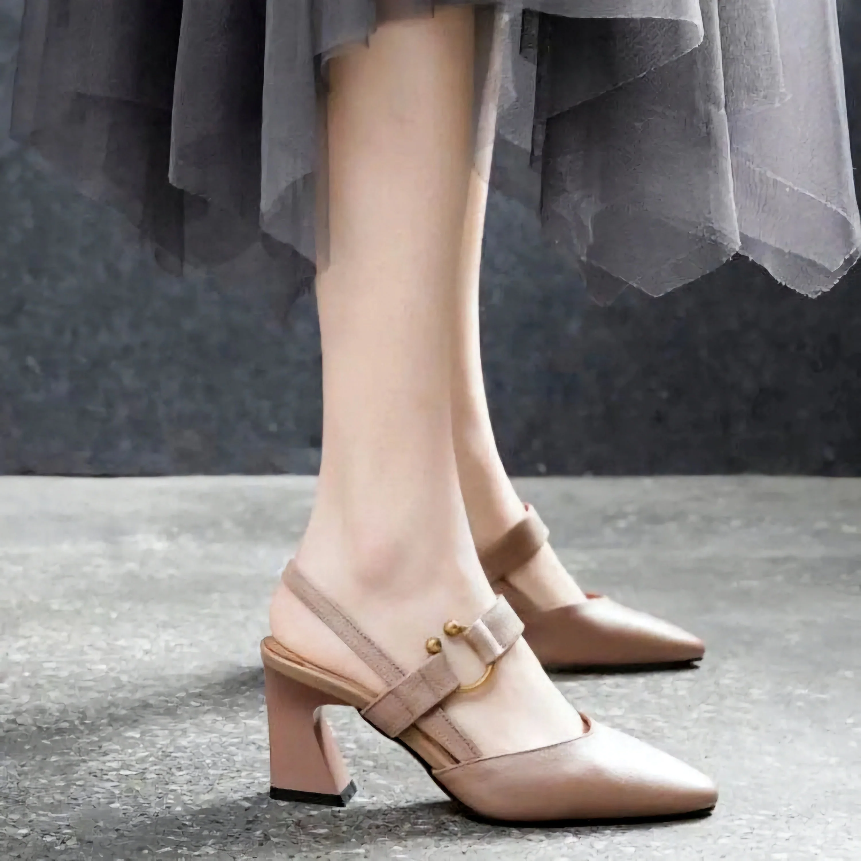 Heidi-Mode | Orthopädische Sandalen mit Absatz