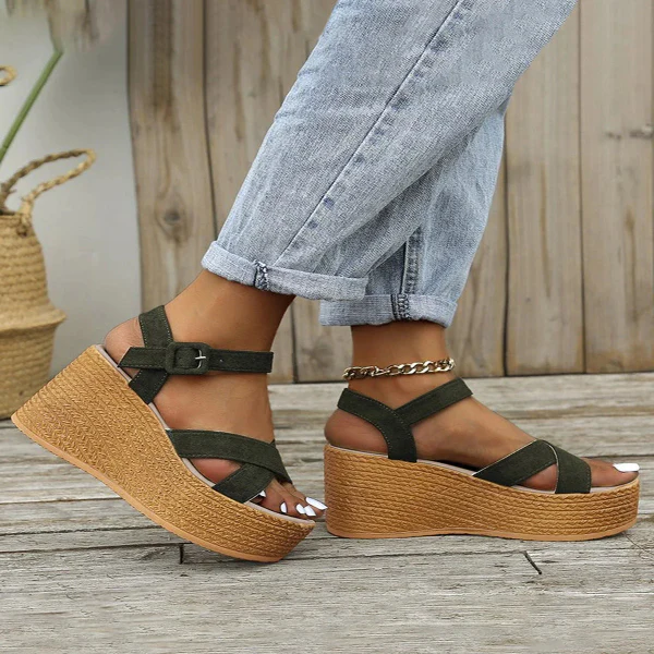 Heidi-Mode | Orthopädische Plateau Sandalen - Image 3